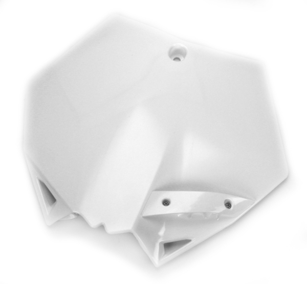 Cycra, Stadium Nummerplåt, VIT, KTM 07-12 450 SX-F, 07-12 250 SX/250 SX-F, 10-12 350 SX-F, 07-12 125 SX, 07-08 144 SX/505 SX-F, 09-12 150 SX, 07 525 SX