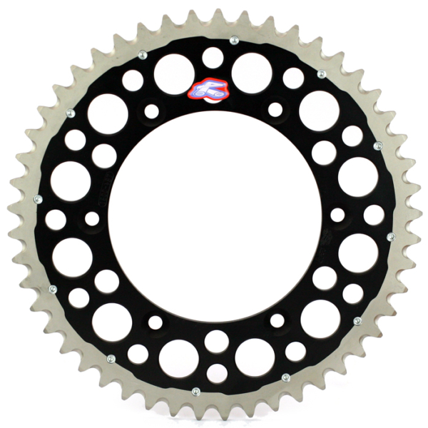 Renthal, Bakdrev, 520, 50, SVART, Suzuki 10-18 RMX450Z, 05-21 RM-Z450, 01-07 DR-Z250, 76-10 RM250, 89-98 RMX250, 07-21 RM-Z250, 75-10 RM125