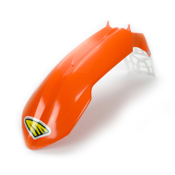 Cycra, Framskärm Ventilerad, ORANGE, KTM 07-13 450 EXC-F, 07-12 450 SX-F, 07-13 250 EXC/250 EXC-F/300 EXC, 07-12 250 SX/250 SX-F, 10-13 350 EXC-F, 10-12 350 SX-F, 08-13 125 EXC, 07-12 125 SX/200 EXC, 07-08 144 SX/505 SX-F, 09-12 150 SX, 07-10 400 EXC, 07