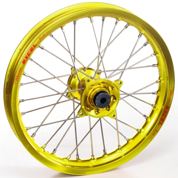 Haan Wheels, Komplett Hjul, 1,60, 21", FRAM, GUL, Yamaha 14-21 YZ450F, 14-21 YZ250F