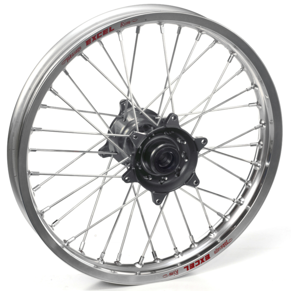 Haan Wheels, Komplett Hjul, 2,15, 19", BAK, SILVER GRÅ, Honda 02-12 CRF450R, 02-07 CR250R
