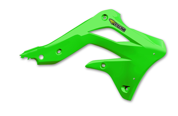 Cycra, Kylarvingar Intake Powerflow, GRÖN, Kawasaki 12-15 KX450F