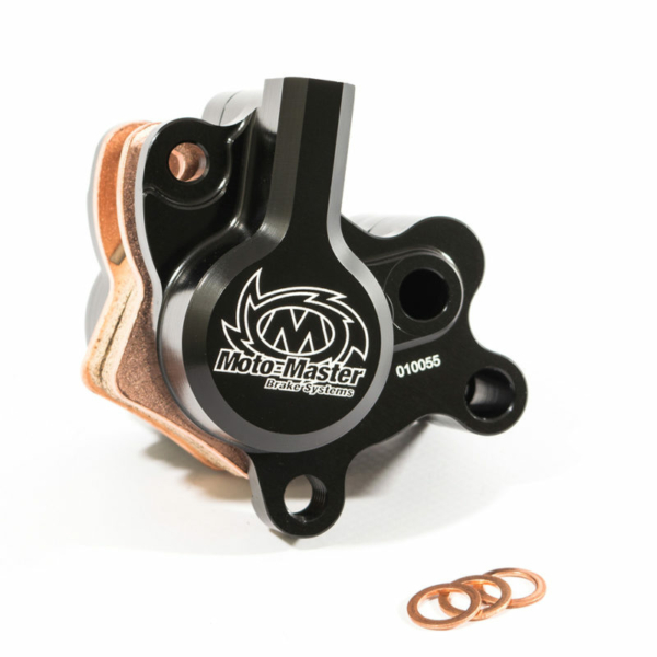 Moto-Master, Bromsok bak, 2-kolvs, inkl oversized pads, BAK, KTM 04-11 85 SX, 09-21 65 SX, Husqvarna 17-21 TC 65, GasGas 21 MC 65