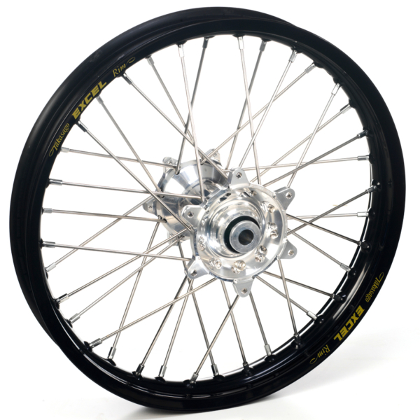 Haan Wheels, Komplett Hjul, 2,15, 19", BAK, SVART SILVER, KTM 16-21 450 EXC-F, 13-21 450 SX-F, 18-21 250 EXC TPI/300 EXC TPI, 16-17 250 EXC/300 EXC, 16-21 250 EXC-F, 13-21 250 SX/250 SX-F, 16-21 350 EXC-F, 13-21 350 SX-F, 16 125 EXC/200 EXC/500 EXC, 13-21