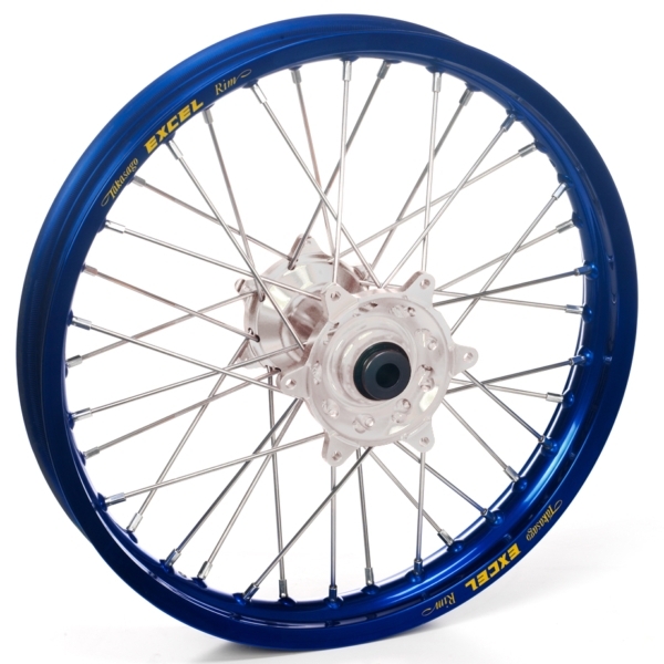 Haan Wheels, Komplett Hjul, 2,15, 18", BAK, SILVER BLÅ, Yamaha 03-21 WR450F, 03-08 YZ450F, 99-07 WR250, 17-19 WR250, 01-21 WR250F, 08-20 WR250R, 99-21 YZ250, 01-08 YZ250F, 99-07 WR125, 99-21 YZ125, 99-00 WR400F, 01-02 WR426F, 99 YZ400F