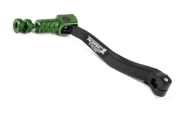 Torc1, Reaction Växelspak, SVART GRÖN, Kawasaki 19-21 KX250, 17-18 KX250F