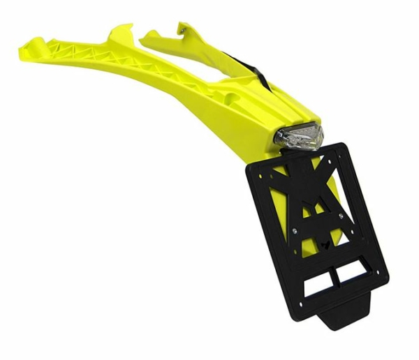 Rtech, Baklampa/bakskärm, Integra Led, avtagbar skylthållare, GUL, Husqvarna 17-19 FE 450, 17-19 FE 250, 17 TE 250/TE 300, 18-19 TE 250i/TE 300i, 17-19 FE 350, 17-19 TX 125/FE 501