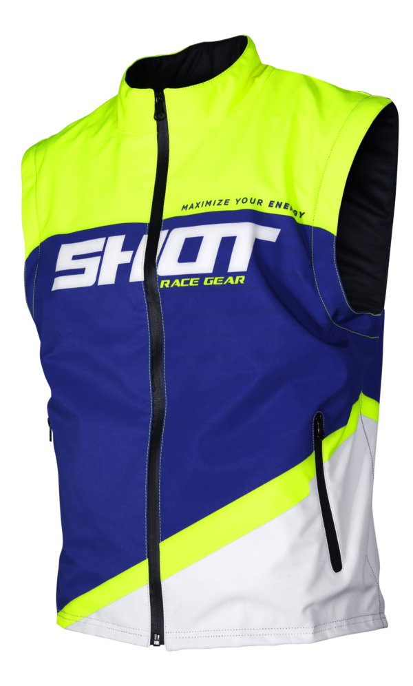 Shot, Jacka BODYWARMER LITE, BLÅ NEON GUL