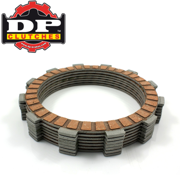 DP Brakes, Friktionslameller, Honda 02-10 CRF450R, 05-16 CRF450X, 90-07 CR250R, 87-01 CR500R