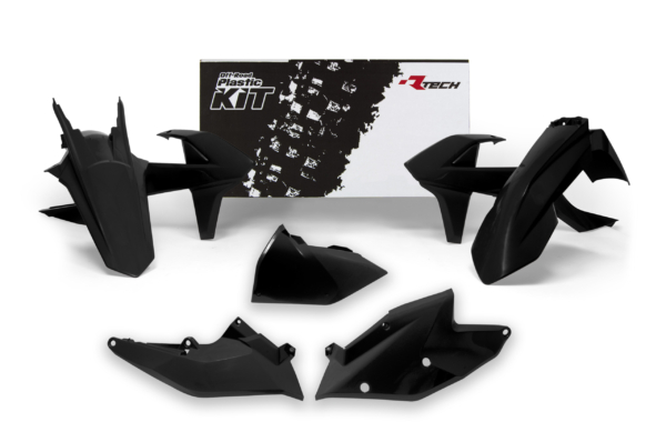 Rtech, Plastkit, SVART, KTM 17-19 450 EXC-F, 18-19 250 EXC TPI/300 EXC TPI, 17 250 EXC/300 EXC, 17-19 250 EXC-F, 17-19 350 EXC-F, 17-19 125 XC-W/150 XC-W/500 EXC-F