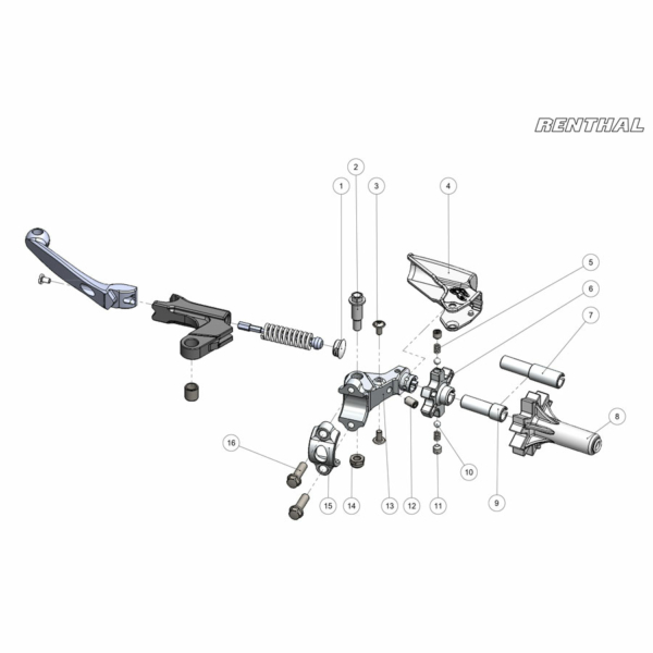 Renthal, Intellilever Clutch Justerhjul till LV-111