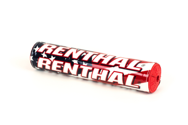Renthal, US Flag Supercross pad  254mm , VIT RÖD BLÅ