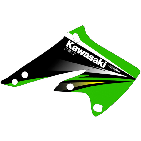 Tecno-X, Tank & Kyldekal KXF 250, 2004-05, Kawasaki 04-05 KX250F