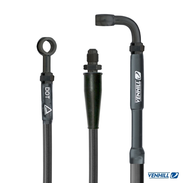 Venhill, Bromsslang, FRAM, CARBON SVART, KTM 18-20 85 SX, Husqvarna 20 TC 85, 18-19 TC 85 (17/14)/TC 85 (19/16)