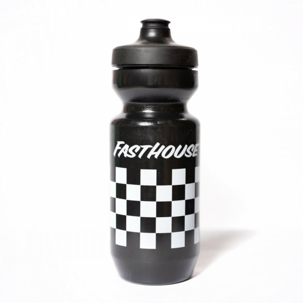 FASTHOUSE, CHECKERS WATER BOTTLE, BLACK