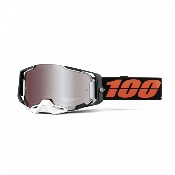 100%, ARMEGA GOGGLE BLACKTAIL - HIPER SILVER MIRROR LENS, VUXEN