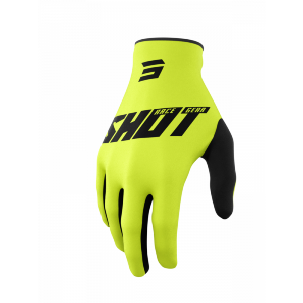 SHOT, RAW HANDSKAR BURST NEON YELLOW, VUXEN