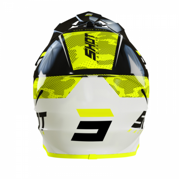 SHOT, HJÄLM FURIOUS CAMO NEON YELLOW GLOSSY, VUXEN - Bild 3