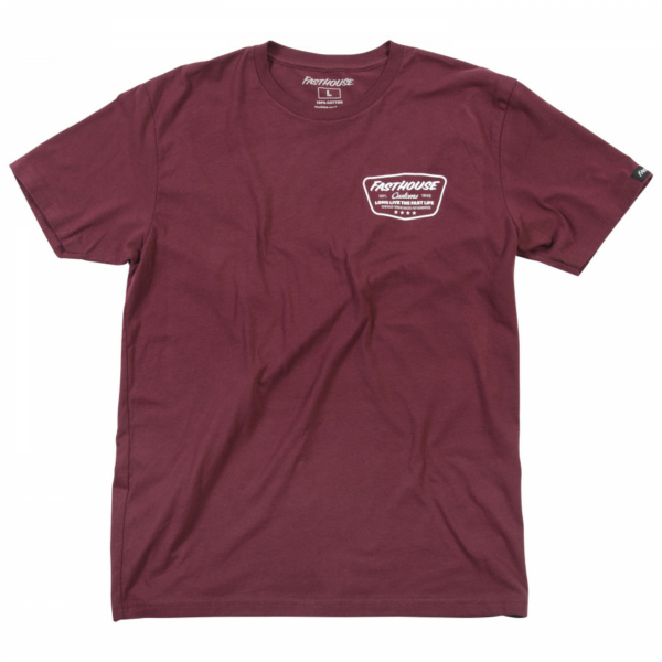 FASTHOUSE, CREST TEE, MAROON, VUXEN - Bild 2