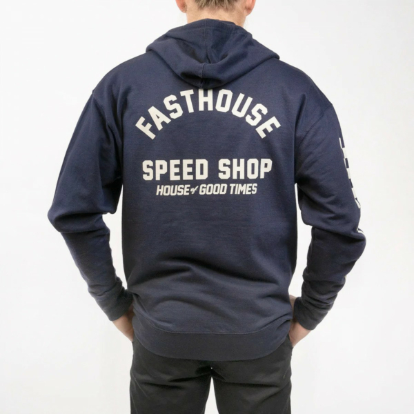 FASTHOUSE, HAVEN HOODED ZIP-UP, NAVY - SM, VUXEN, BLÅ - Bild 4