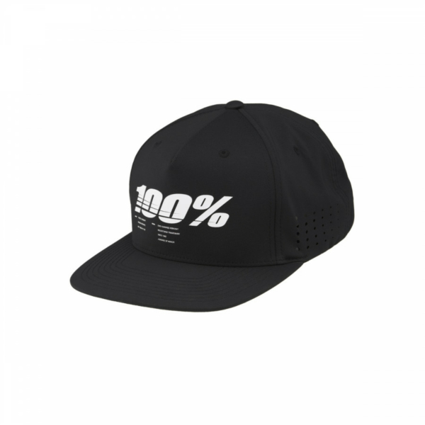 100%, DRIVE SNAPBACK HAT BLACK, VUXEN, SVART