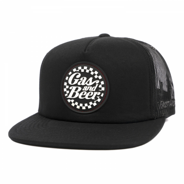 FASTHOUSE, GAS & BEER HAT, BLACK, VUXEN