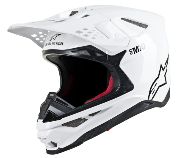 ALPINESTARS HJÄLM SM10 SOLID WHITE