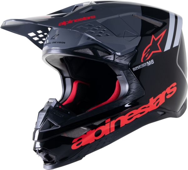 ALPINESTARS HJÄLM SM8 RADIUM 2 BLACK/RED