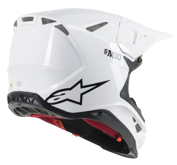 ALPINESTARS HJÄLM SM10 SOLID WHITE - Bild 2