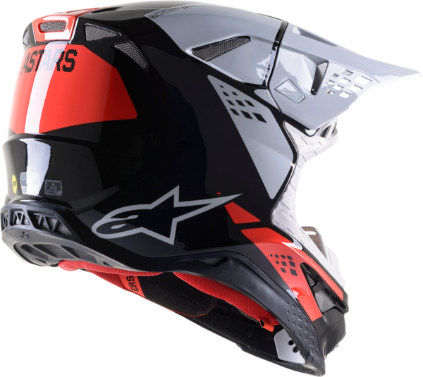 ALPINESTARS HJÄLM SM8 BLACK/WHITE/RED - Bild 2