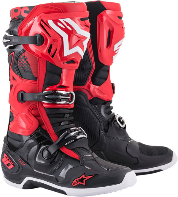 ALPINESTARS Tech 10 Crosstövlar Röd/Svart