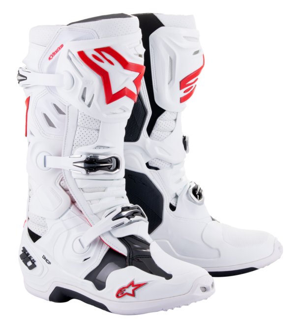 ALPINESTARS Tech 10 Supervented Crosstövlar Vit/Röd