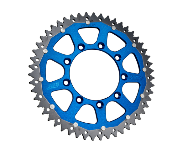 TM POWERPARTS BAKDREV ALU/STÅL BLÅ 49T