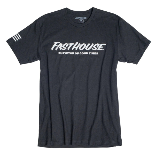 Fasthouse, Logo Tee, Black, VUXEN, L