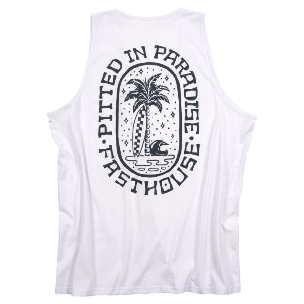 Fasthouse, Palm Tank, White, VUXEN, L