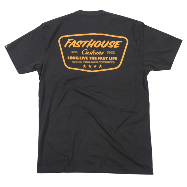 Fasthouse, Crest Tee, Black - SM, VUXEN, S