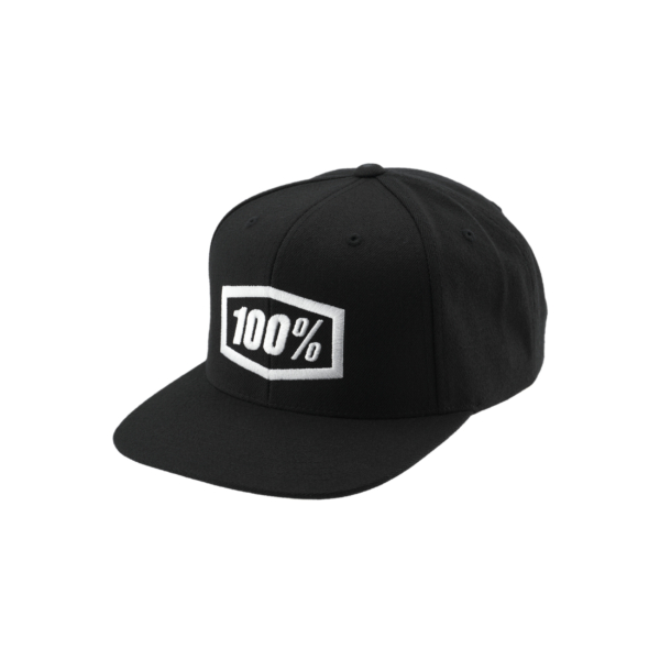 100%, ICON Youth Snapback Cap Black - OS, BARN, SVART