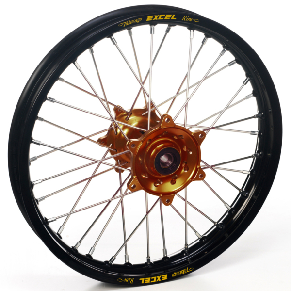 Haan Wheels, Komplett Hjul, 2,5, 18", BAK, BRONS SVART, Yamaha 22-24 TÉNÉRÉ 700