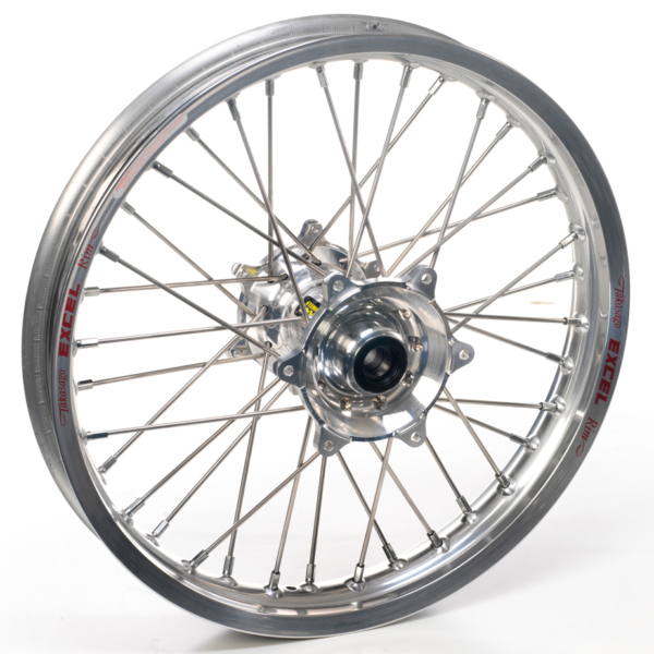 Haan Wheels, Komplett Hjul, 2,15, 19", BAK, SILVER, KTM 23-25 450 SX-F, 23-25 250 SX/250 SX-F, 23-25 350 SX-F, 23-25 125 SX/300 SX, 25 150 SX, Husqvarna 23-24 FC 450, 23-24 FC 250/TC 250, 23-24 FC 350, 23-24 TC 125, GasGas 24 MC 450F, 24 MC 250/MC 250F, 2