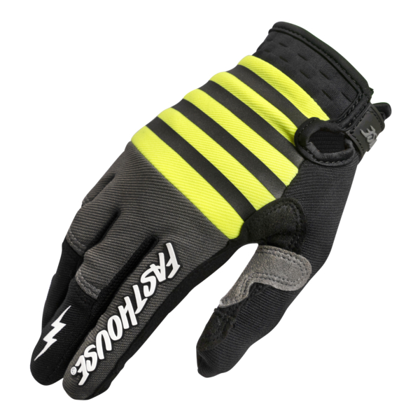 Fasthouse, Handskar, Youth Speed Style Omega, BARN, S, NEON SVART GUL