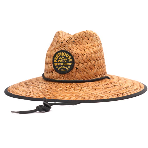 Fasthouse, Deco Straw Hat, Dark Natural - OS, VUXEN