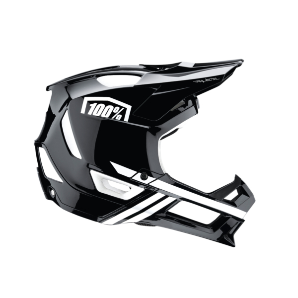 100%, 100%, TRAJECTA Helmet w Fidlock Black/White, VUXEN, S