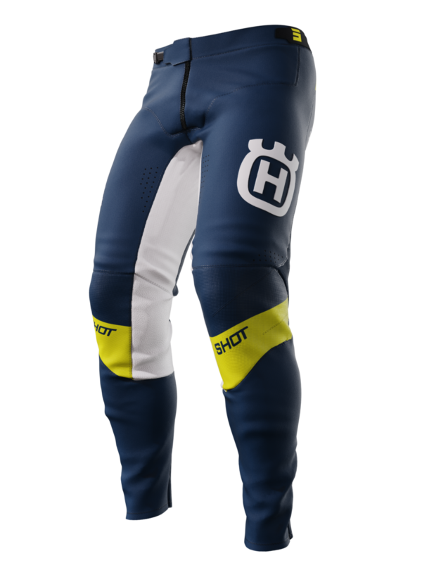 Shot, BYXOR HUSQVARNA LIMITED EDITION 2024, VUXEN, 32, VIT BLÅ GUL
