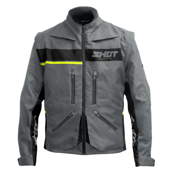 Shot, JACKA CONTACT ASSAULT 2.0 GREY NEON YELLOW, VUXEN, S