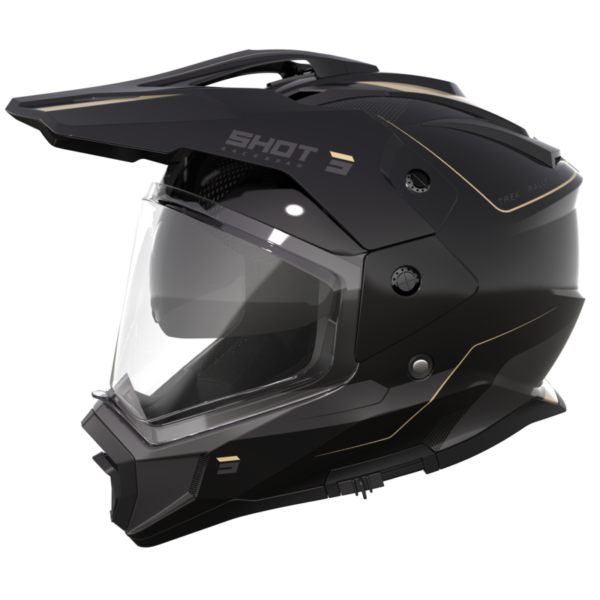 Shot, HJÄLM TREK RALLY BLACK SAND GLOSSY, VUXEN, S