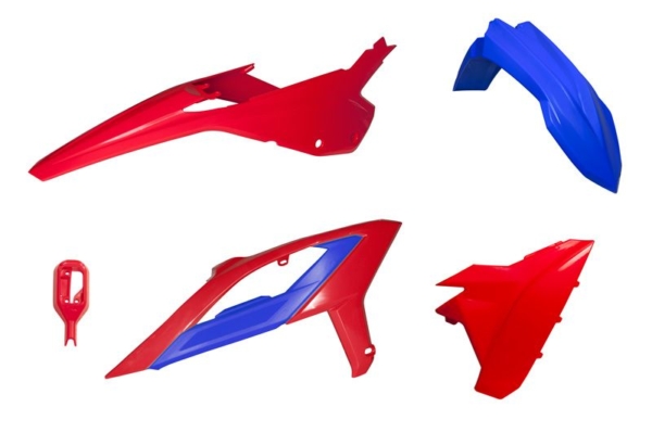 Rtech, Plastkit, RÖD BLÅ, BETA 23 RR 250 2S, 24 RR 250 2T, 23 RR 350 4S/RR 200 2S/RR 300 2S/RR 390 4S/RR 430 4S/RR 480 4S, 24 RR 350 4T/RR 200 2T/RR 300 2T/RR 390 4T/RR 430 4T/RR 480 4T, 23-24 RR 125 2T