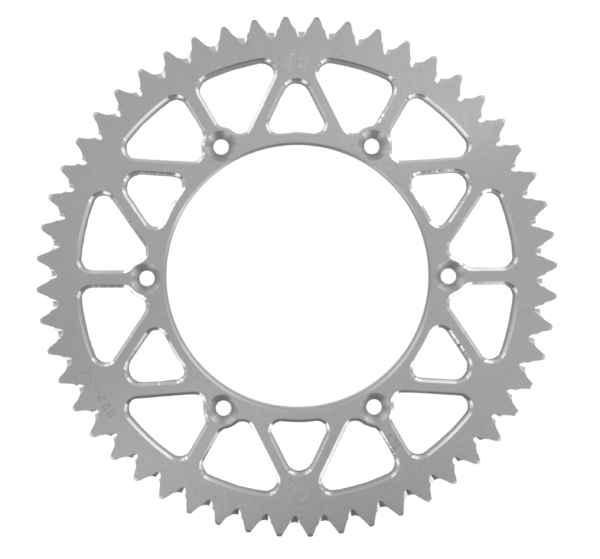 Holeshot, Bakdrev Alu, 520, 46, SILVER, KTM 03-23 450 EXC-F, 03-25 450 SX-F, 03-17 250 EXC, 18-22 250 EXC TPI/300 EXC TPI, 23 250 EXC/150 EXC/300 EXC, 03-23 250 EXC-F, 90-25 250 SX, 03-25 250 SX-F, 10-23 350 EXC-F, 10-25 350 SX-F, 91-16 125 EXC, 91-25 125